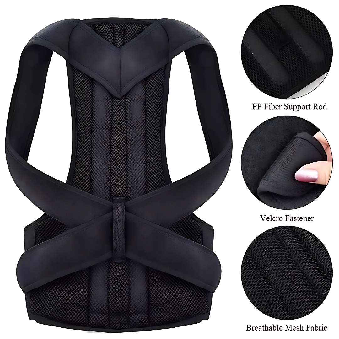 Back & Shoulder Support Belt || 2 in 1